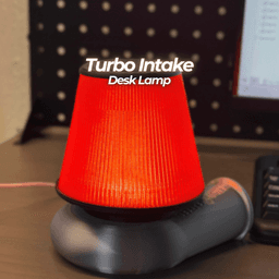 Turbo Intake Desk Lamp - LED Lamp Kit 001 3d model