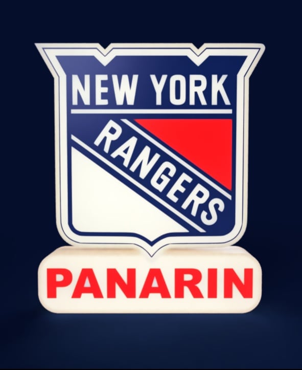 New York Rangers Sign – LED Strip Compatible 3d model