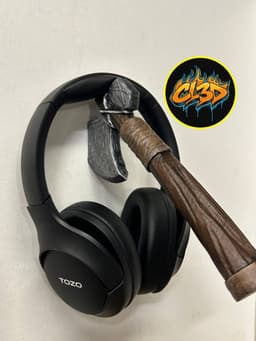 Viking Axe - Headphone Hanger 3d model