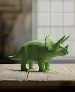 TRICERATOPS LOWPOLY 3d model