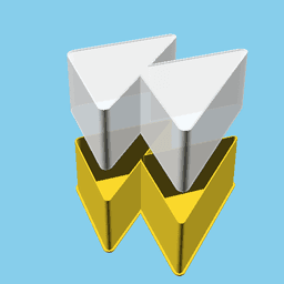 Media Icon : Rewind, nestable box (v1) 3d model