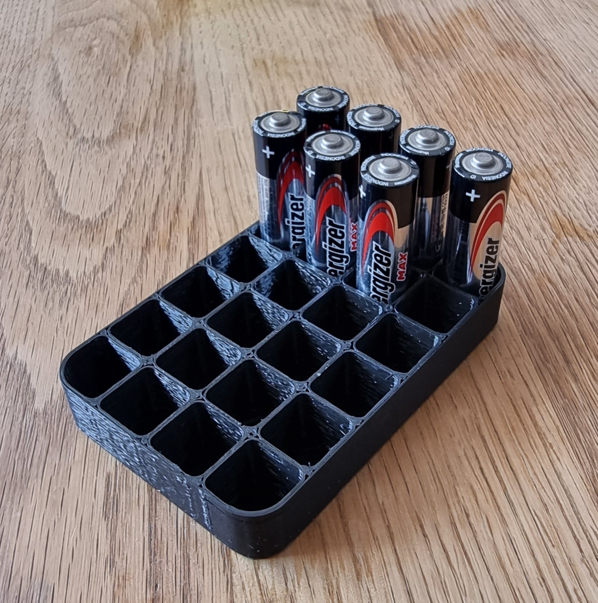 AA / AAA Battery Organizer 3d model