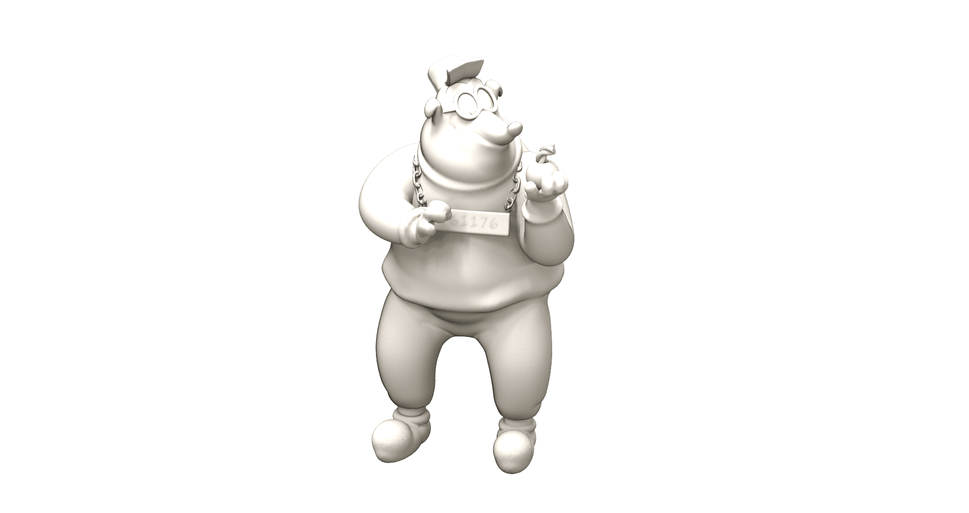 Beagle Boy - Ducktales fan art 3d model