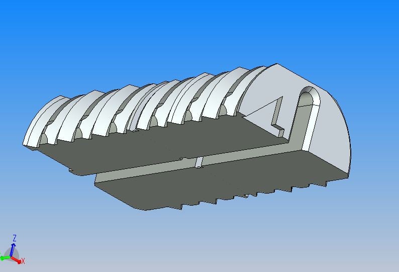 D-LOCK_CONNECTOR_L-TRIPLE-SNAP-LOCK.stl 3d model