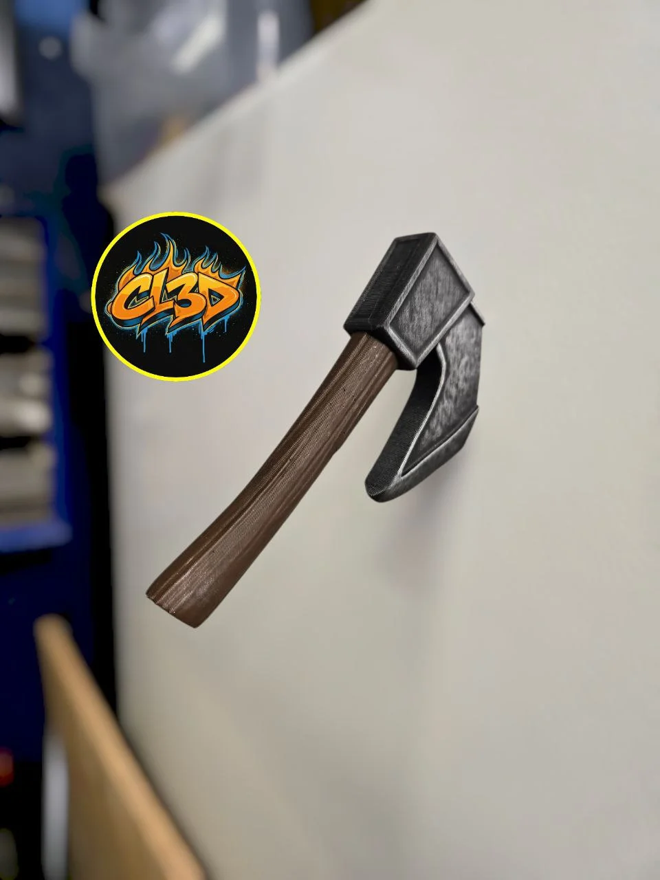 Rusty Axe Fridge Magnet 3d model