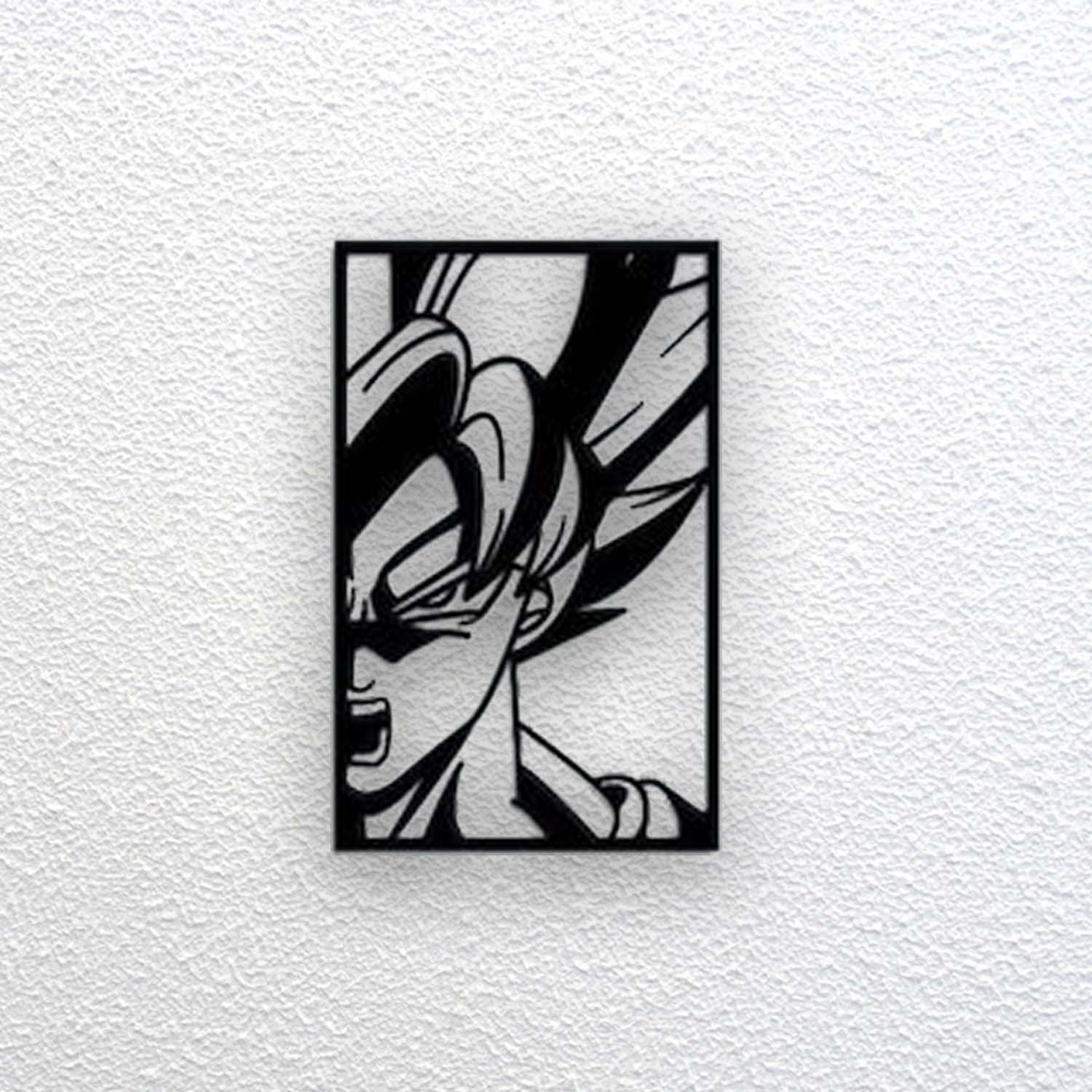 Anime Wall Art 3d model