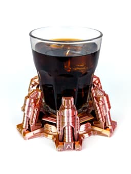 HEX-GRIP: Self-Adjusting Coaster 3d model