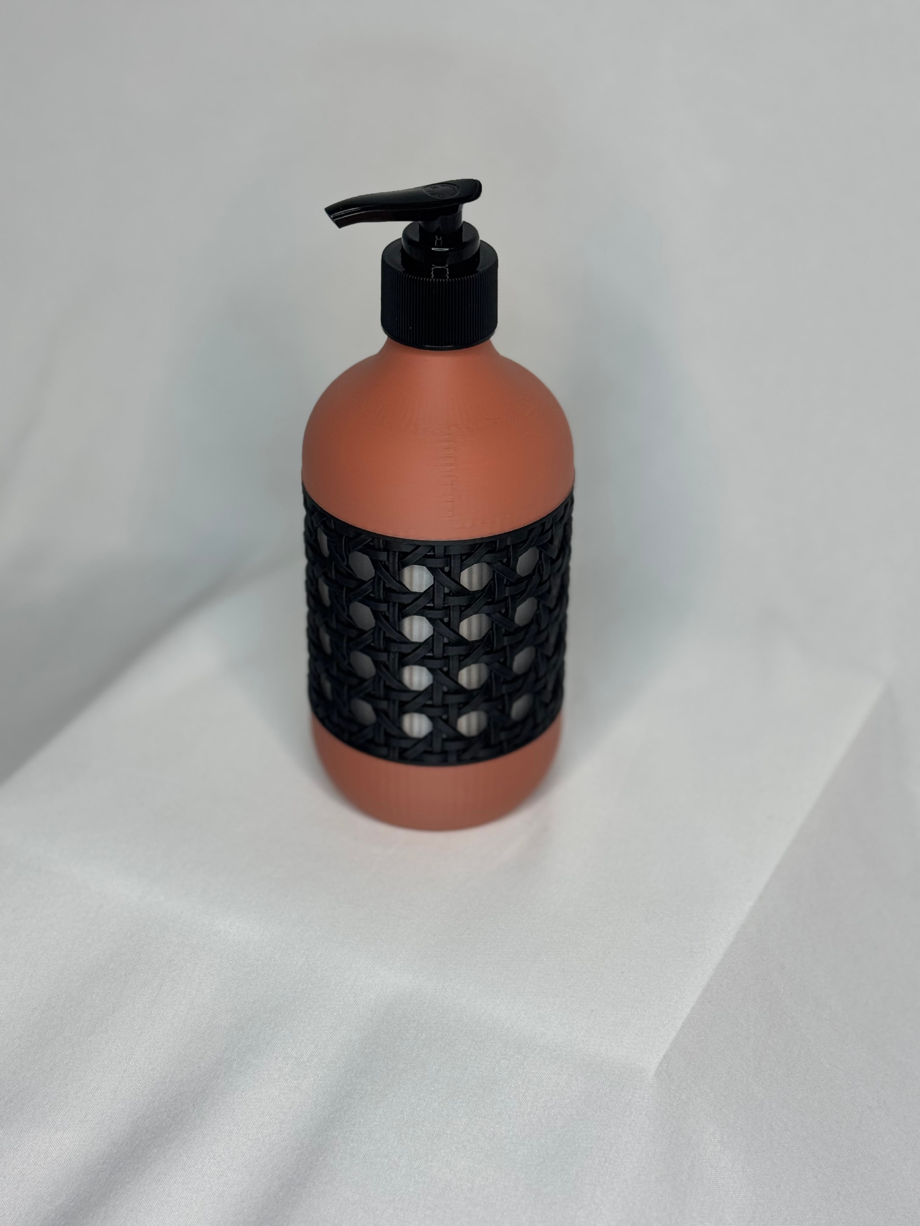 Rattan Soap Bottle 3d model