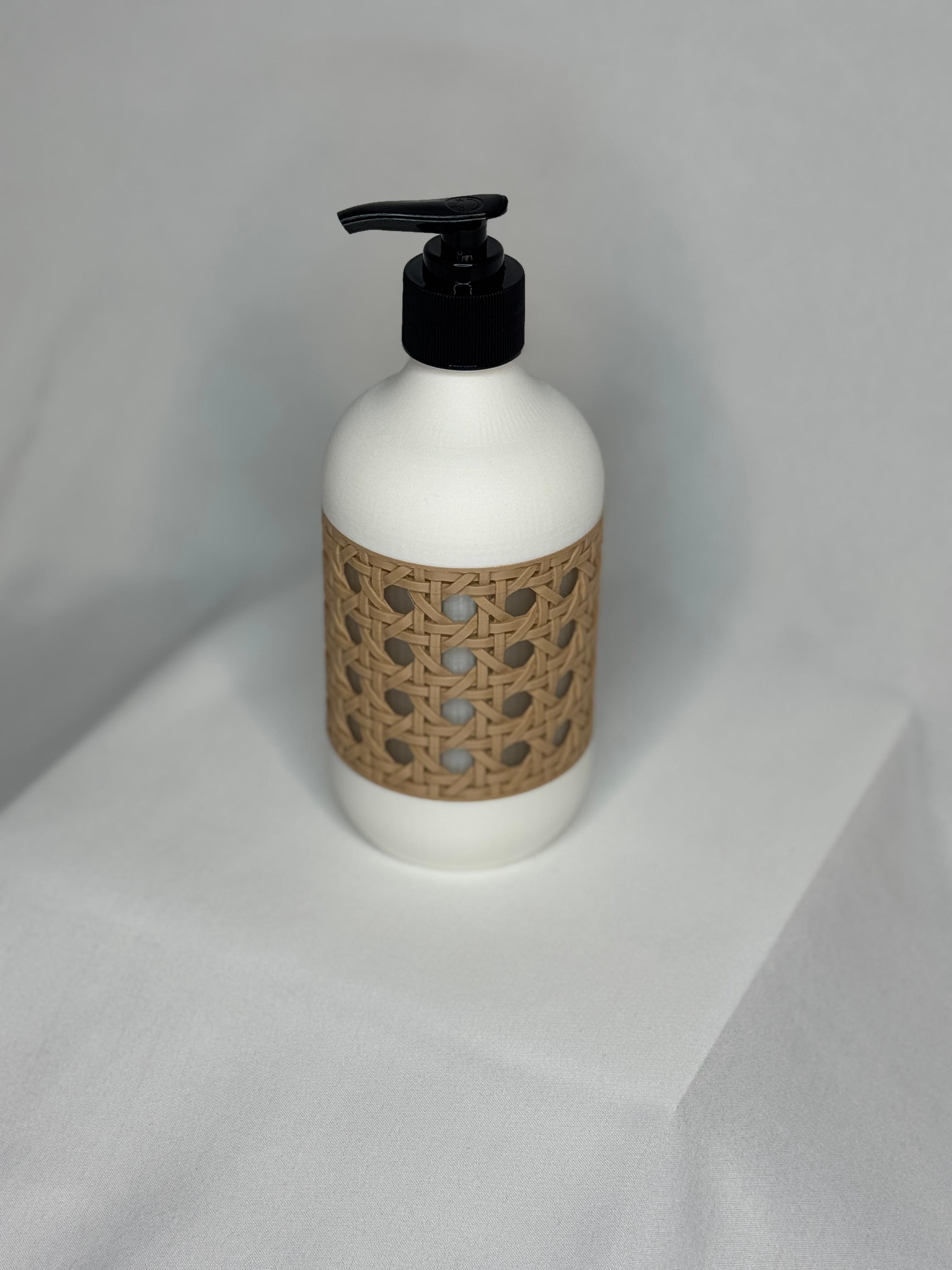 Rattan Soap Bottle 3d model