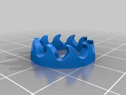 Troke Game Pieces and Board 3D Print and Play 3d model
