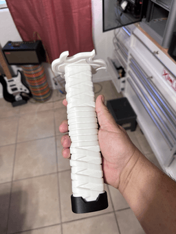 Tanjiro Anime Katana Sword - Print in Place Collapsible Sword WITH REPLACEABLE BLADE 3d model