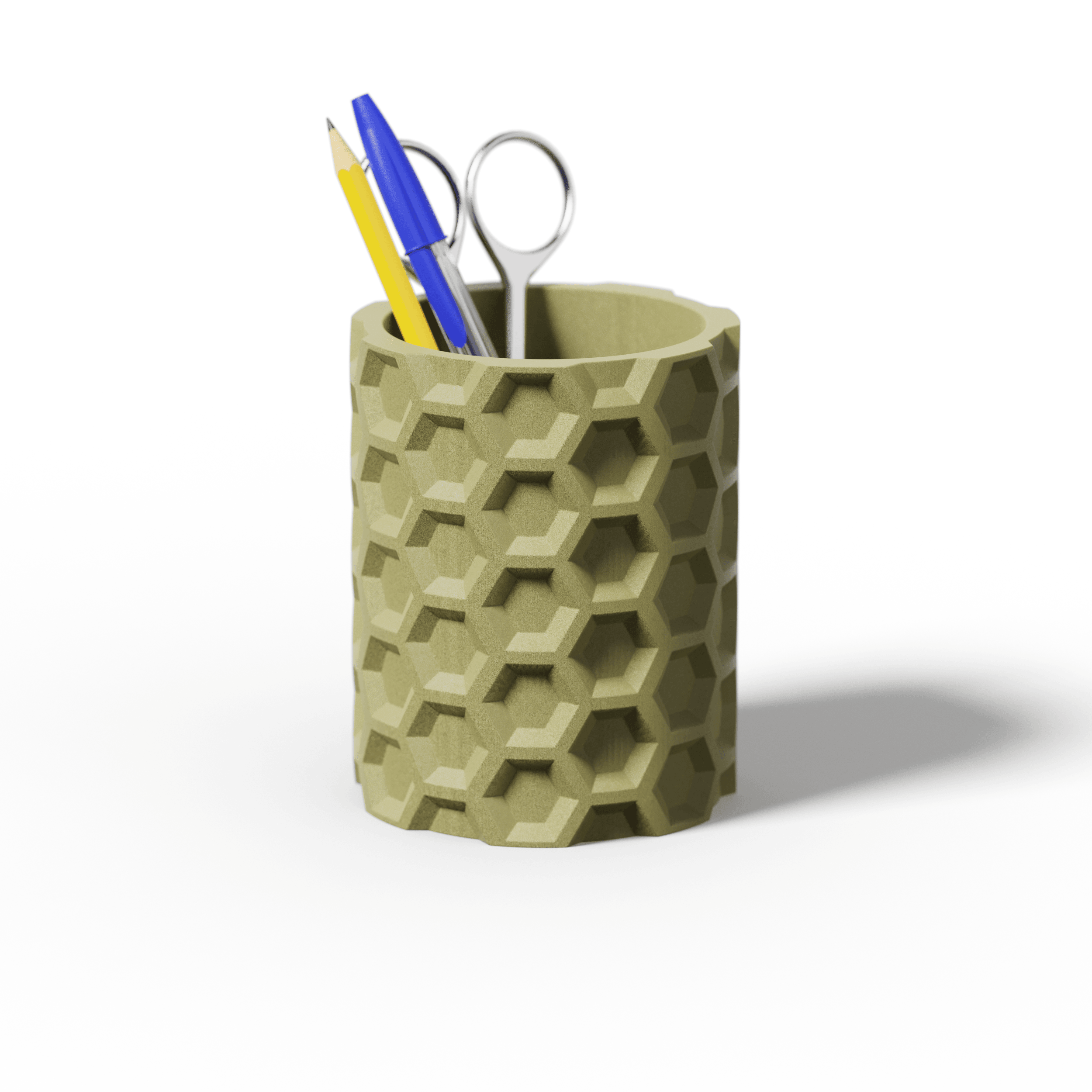 HEX Collection - Desk Organizer Set 3d model