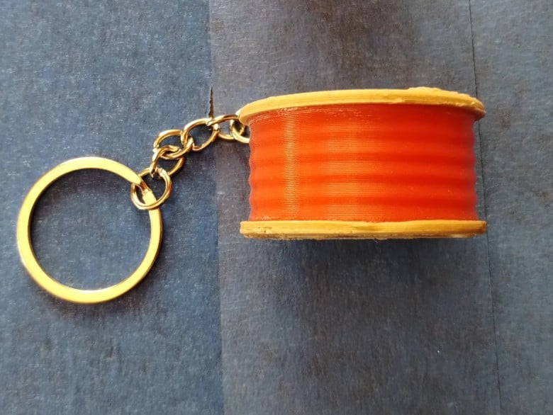 Spool Keychain - No Multicolor System 3d model