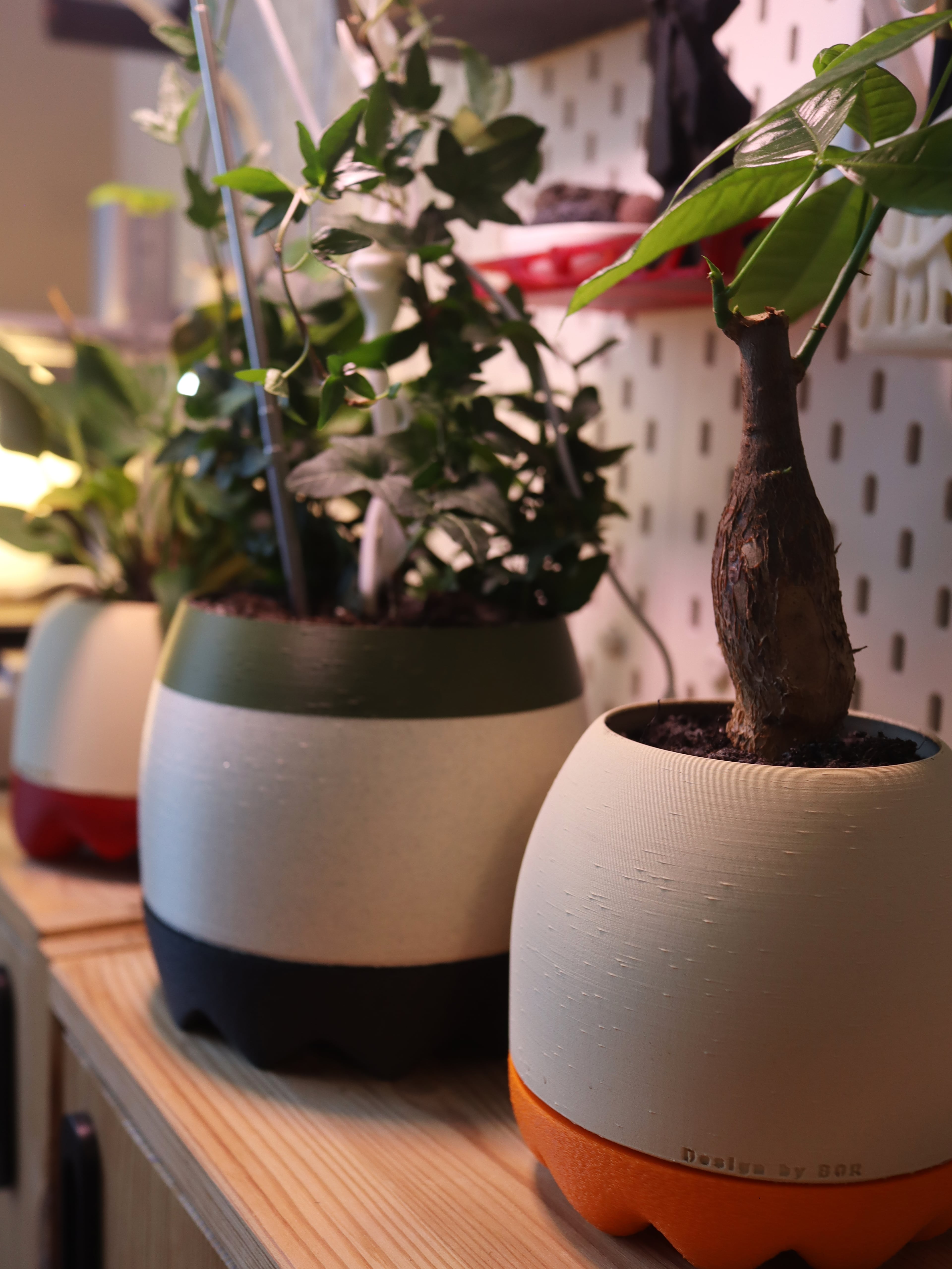 Pluffy pots 3d model