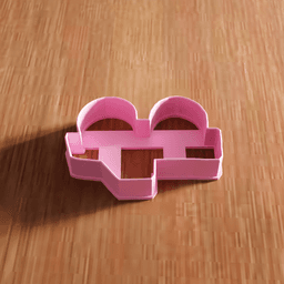 Pickup Truck Cookie Cutter Stamp Utensil 3d model