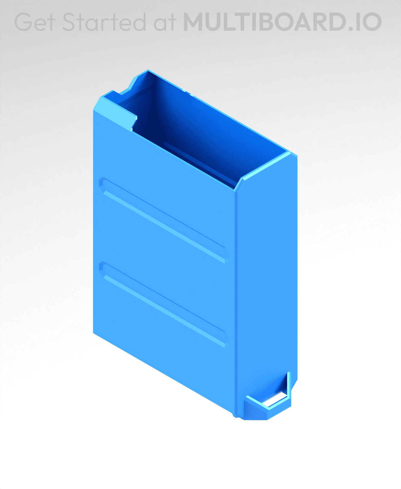 1x3x2 LU - Magnetic - Simple Multibin Drawer 3d model