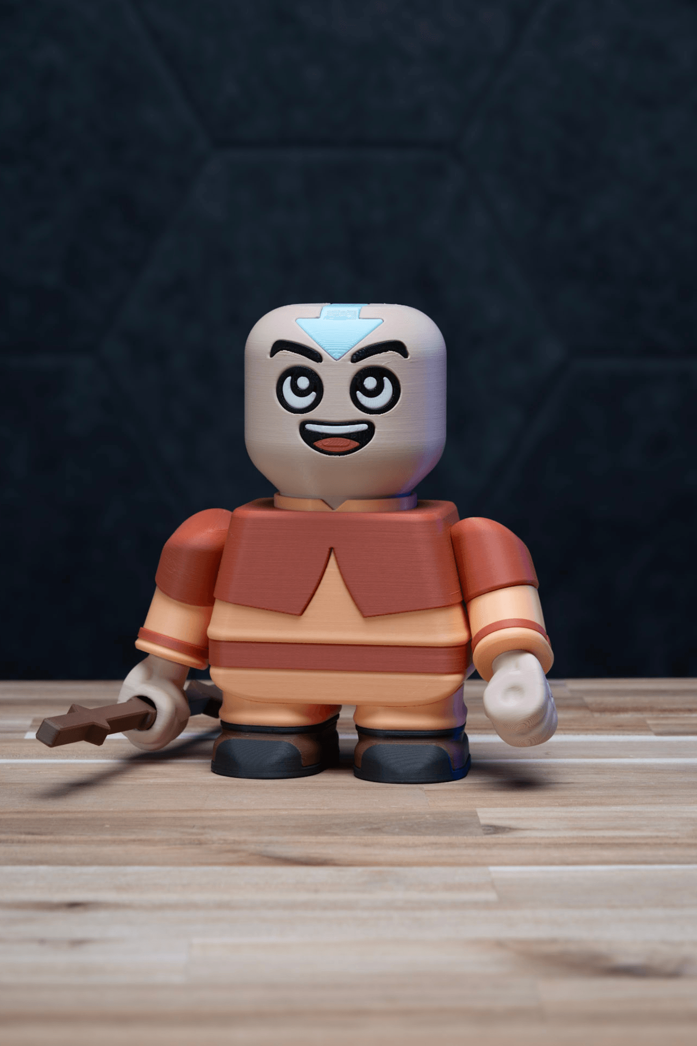 Chunky Aang - Avatar: the Last Airbender Kit | No Supports, No AMS, No Glue 3d model