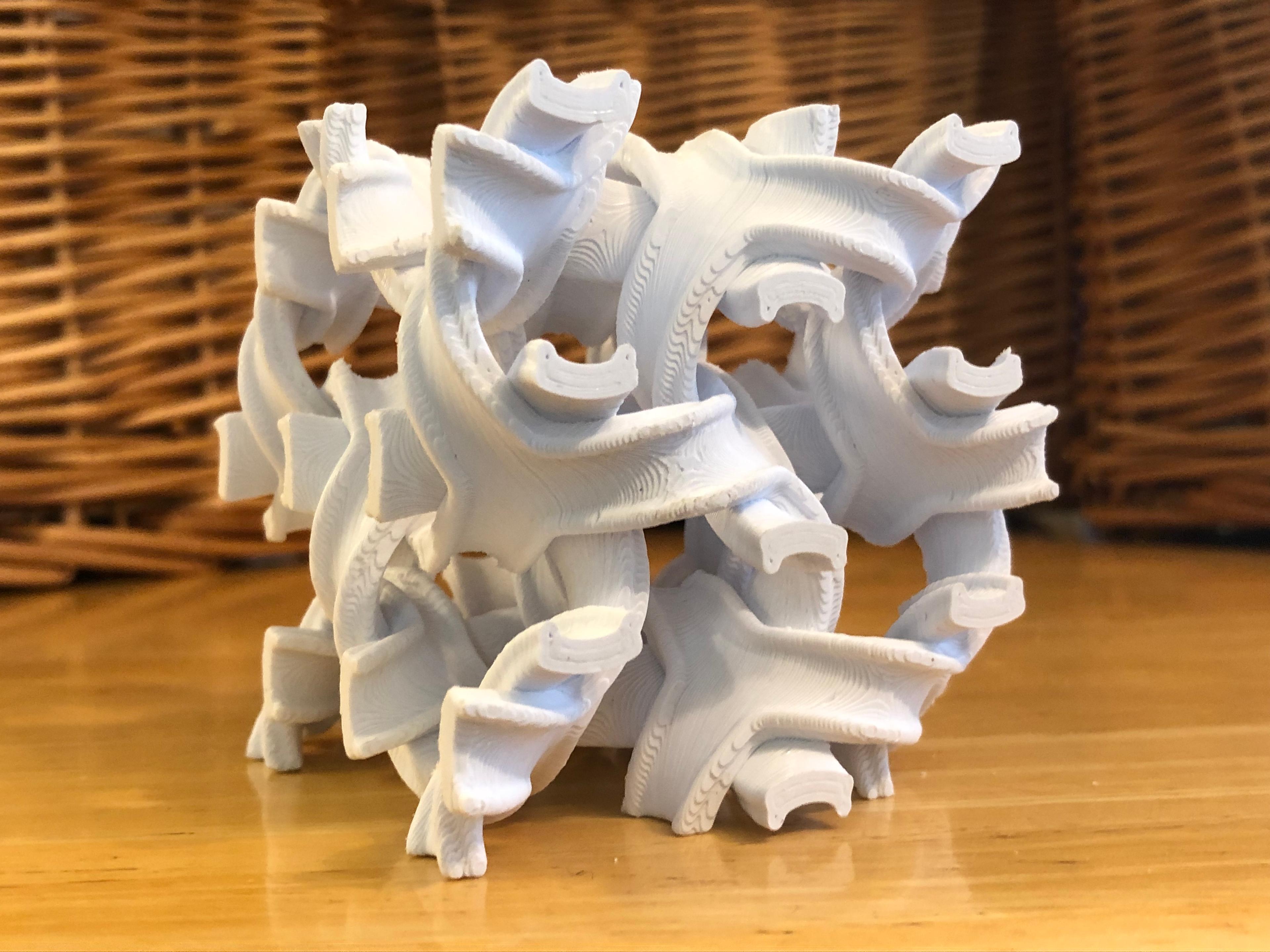Gyroad Sculpture 3d model