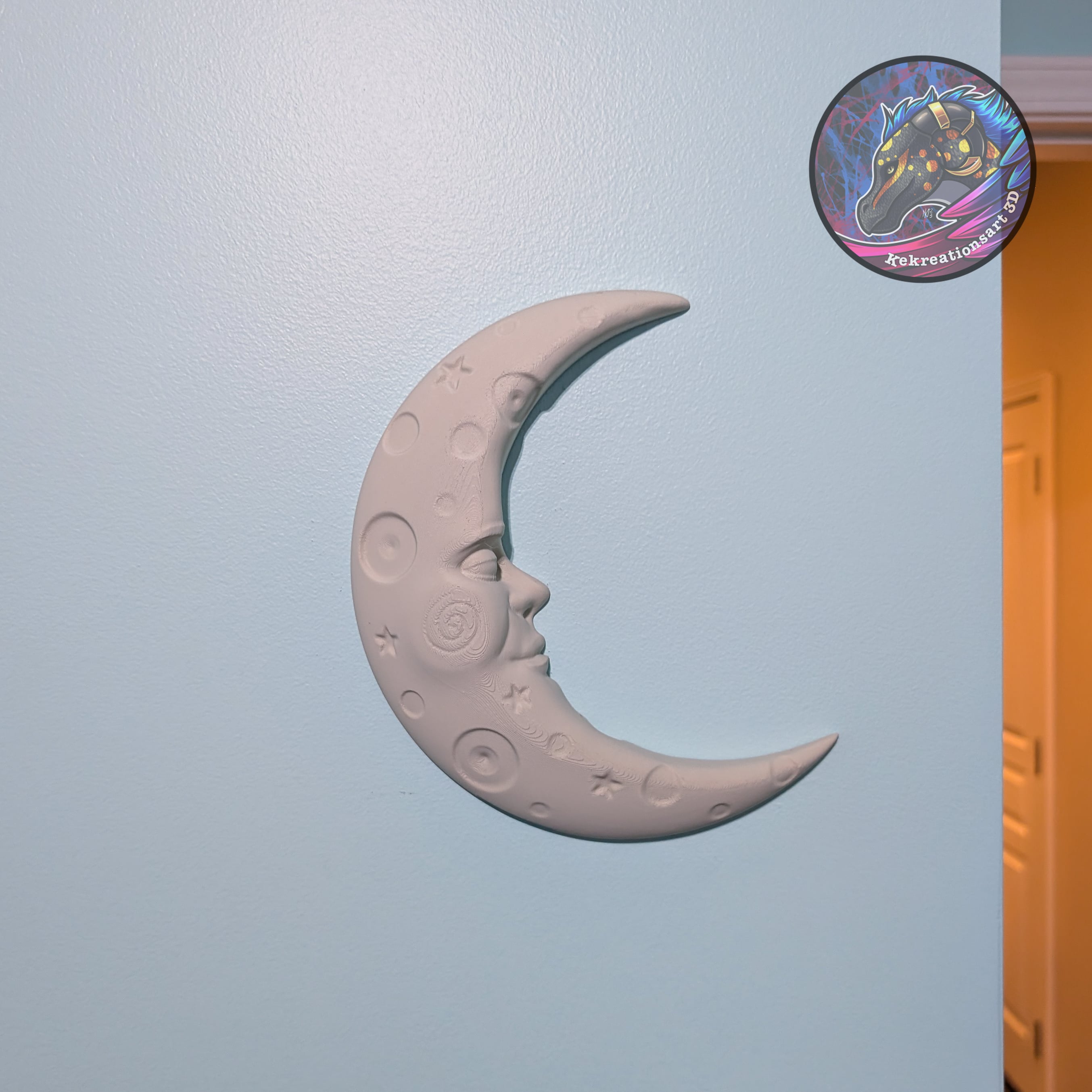 wall moon 3d model