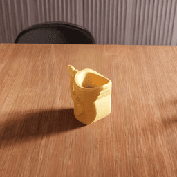 Whale Fish Stylized Mug Planter Desk Organizer 3d model