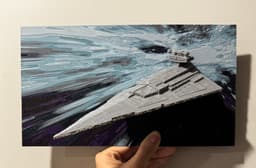 Imperial Star Destroyer - Hueforge Hybrid 3d model