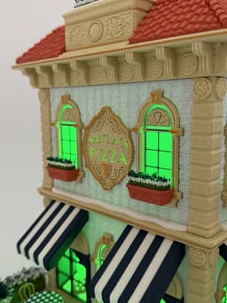 Fulv's Pizza Restaurant (Santa's Pizza) 3d model