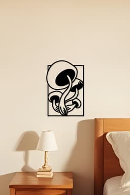 Mushroom Wall Art, Wall Decor, Home Decor 3d model