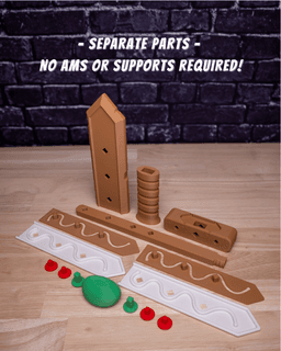 Gingerbread Sword – Sword Kit (No AMS, No Support, No Glue) 3d model
