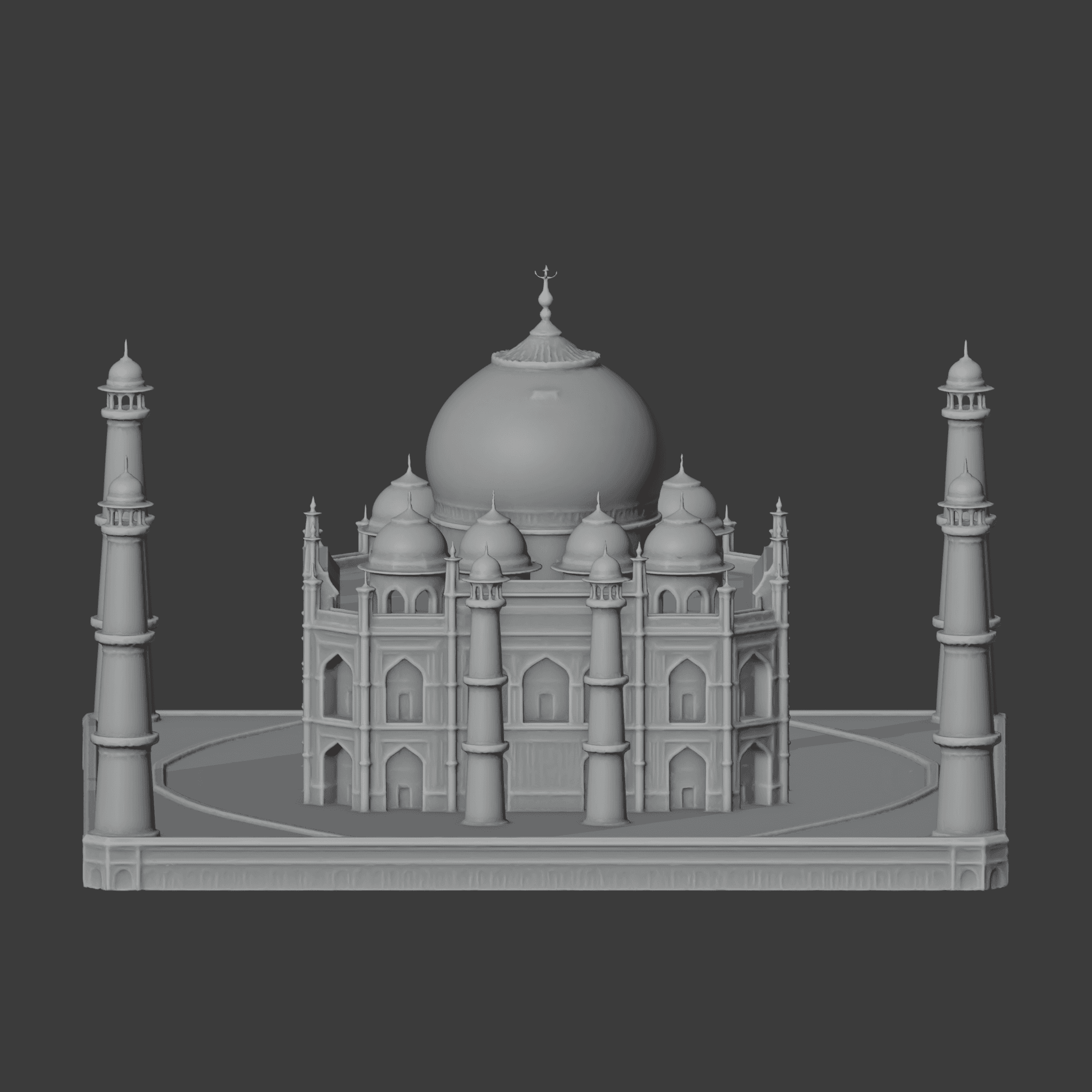 Taj Mahal 3d model