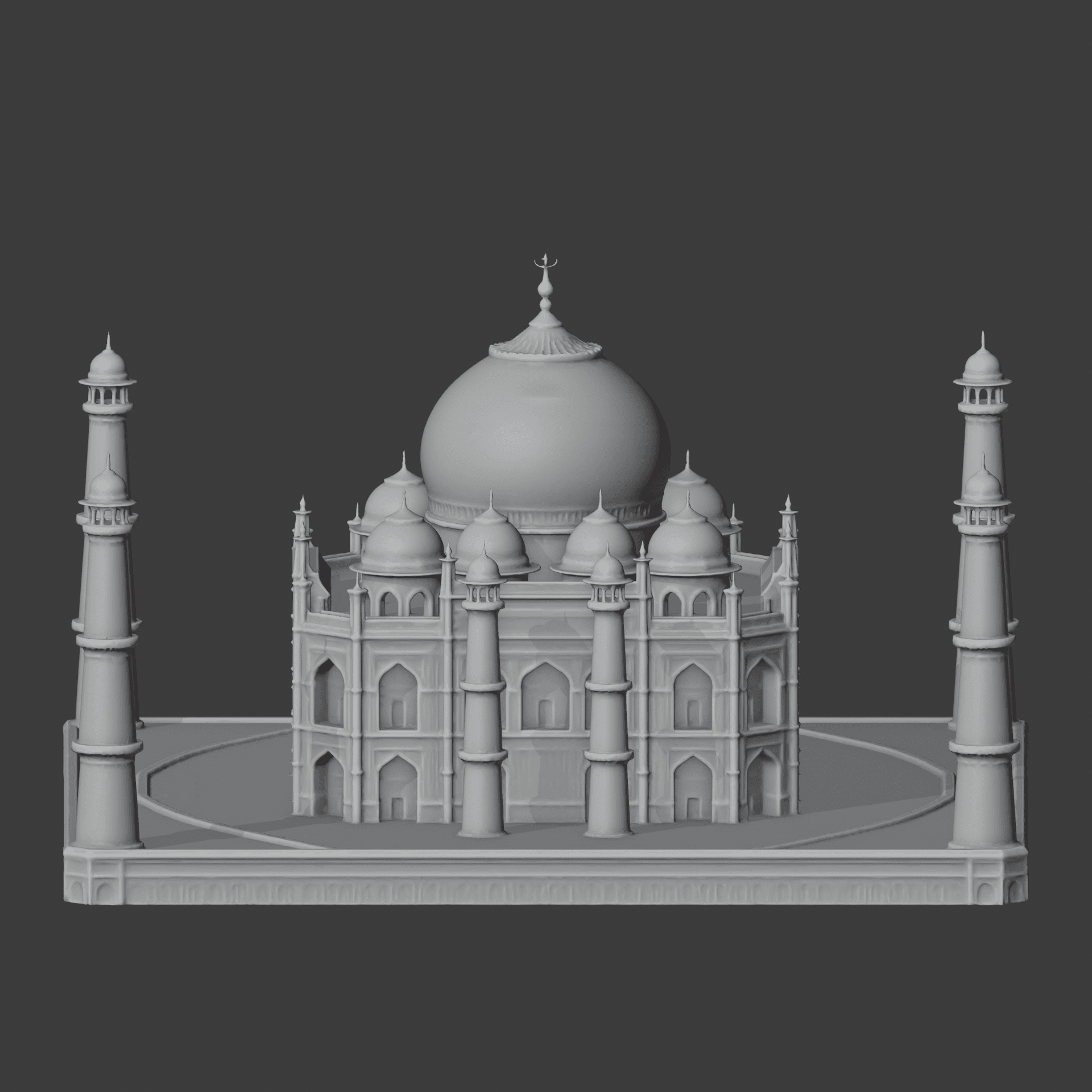 Taj Mahal 3d model