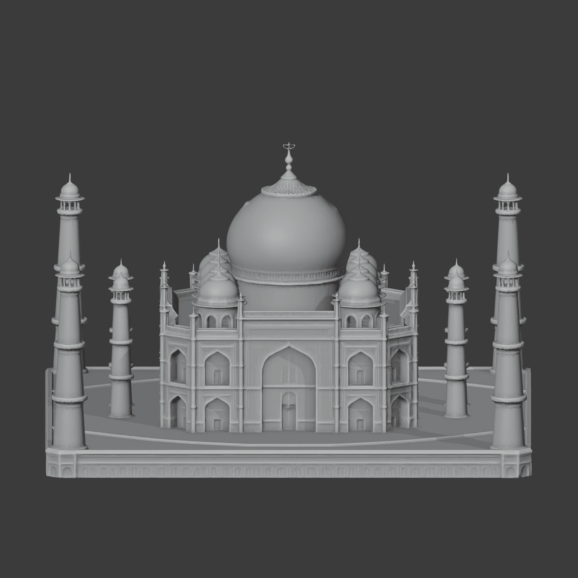 Taj Mahal 3d model