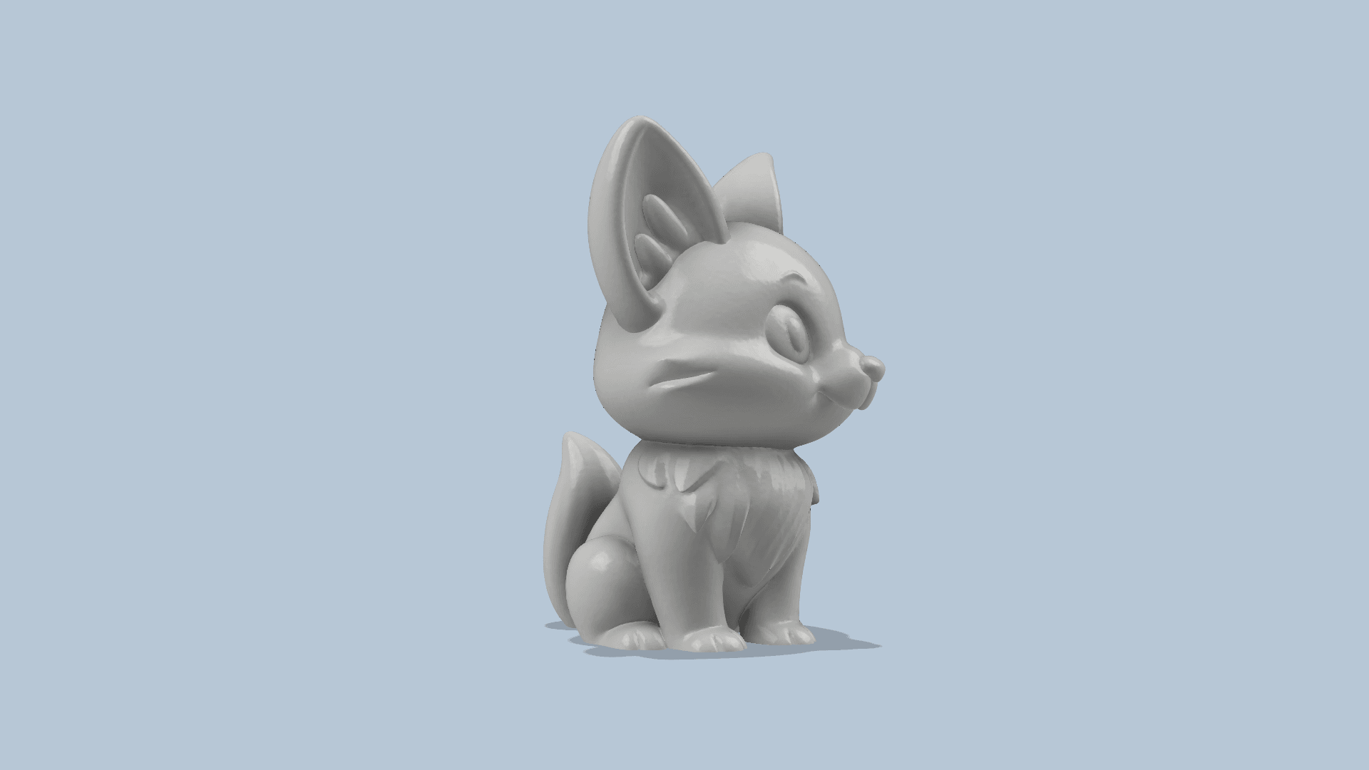 Cute Fox 3d model