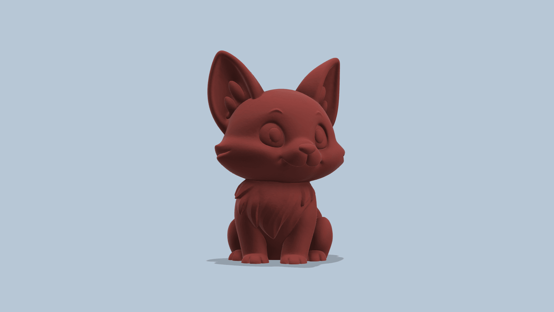 Cute Fox 3d model