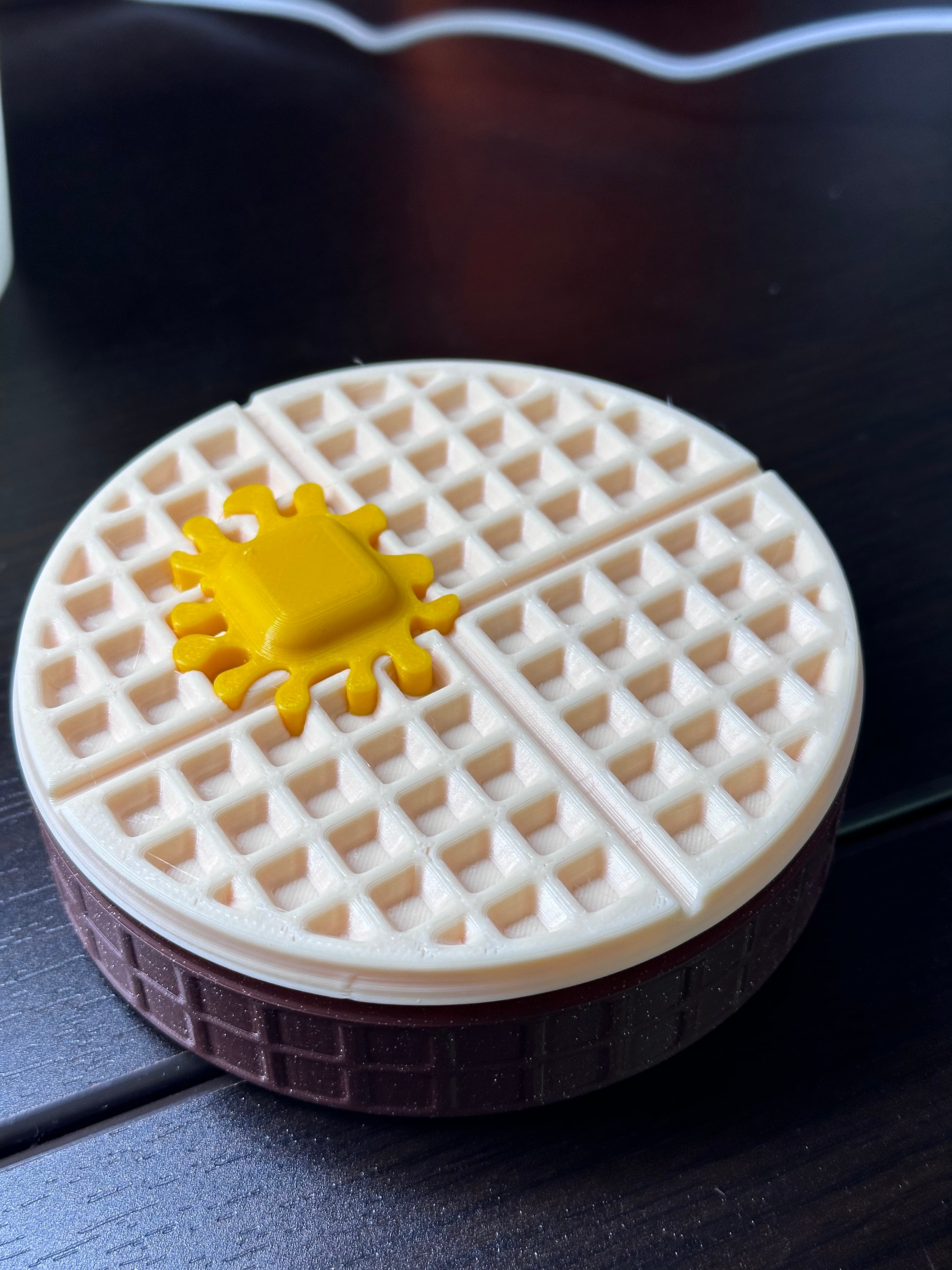 Waffle Box - With REAL butter 3d model
