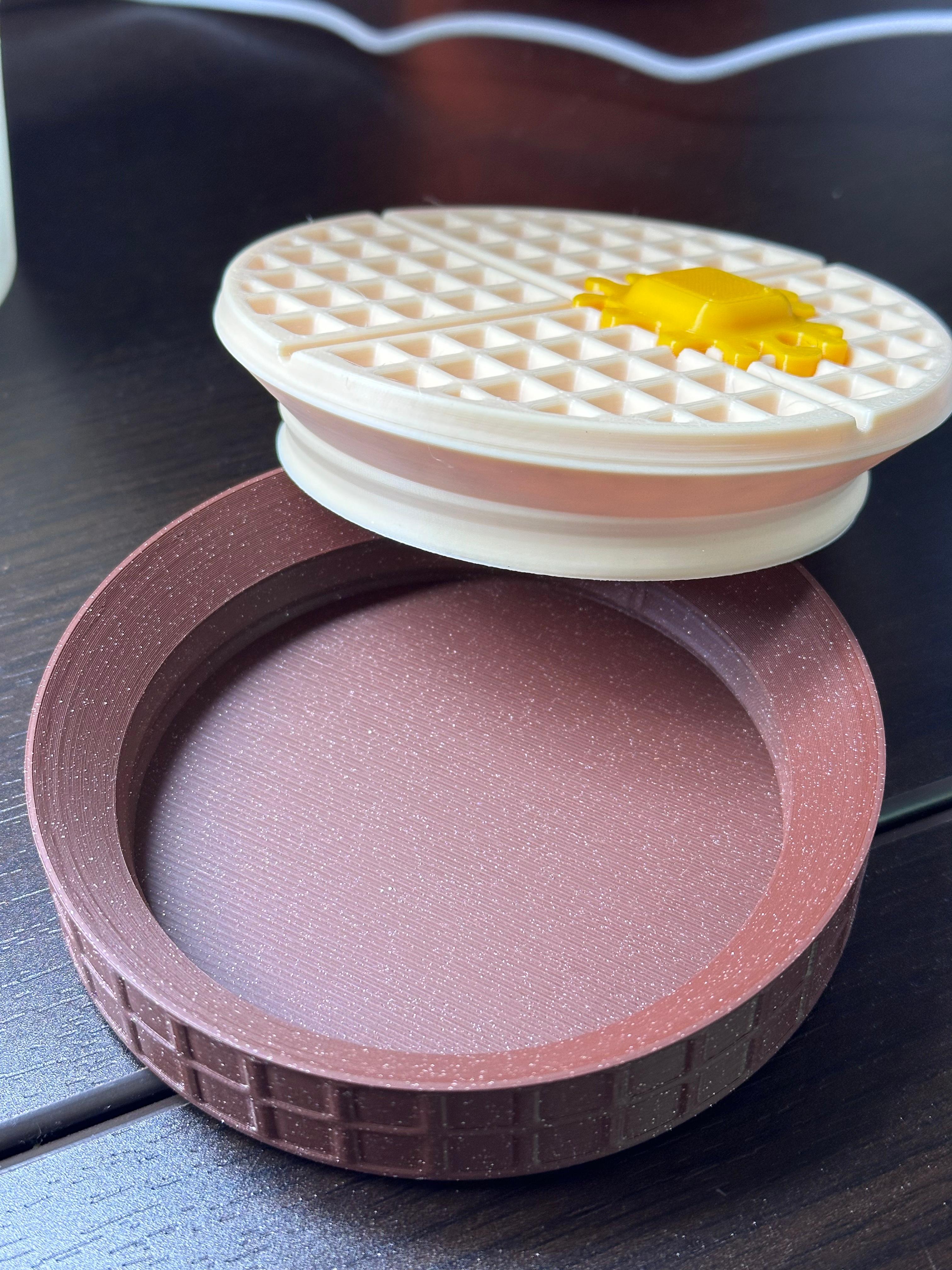 Waffle Box - With REAL butter 3d model