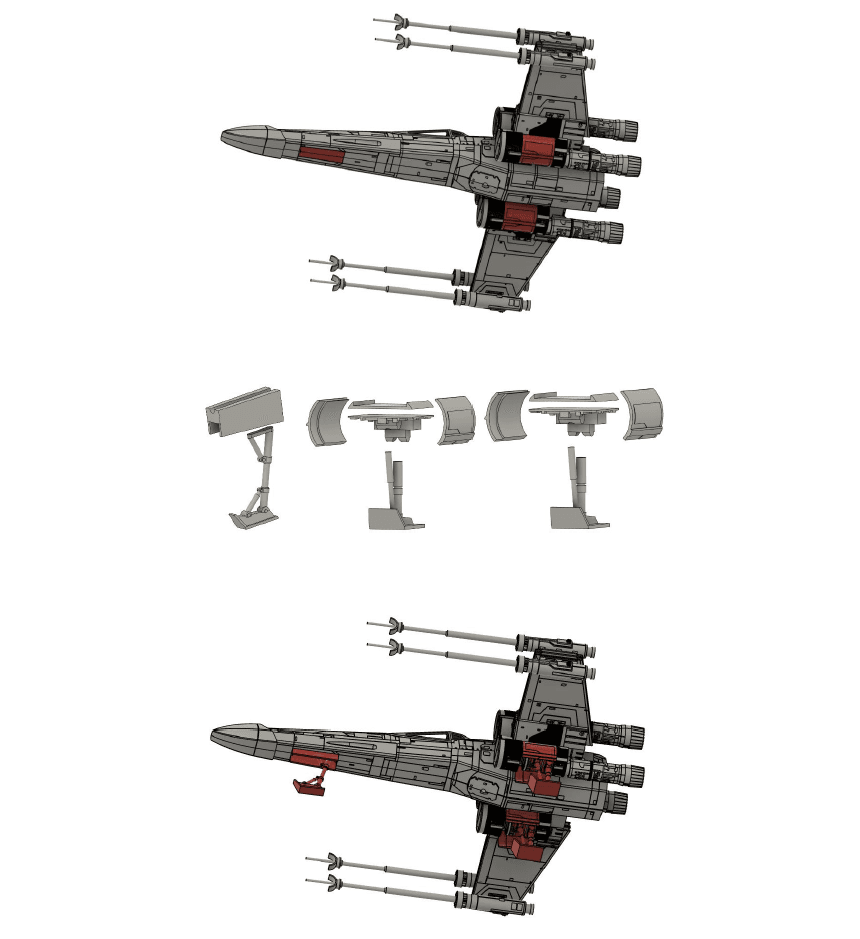 Model-X MK I (1/12 Scale) 3d model