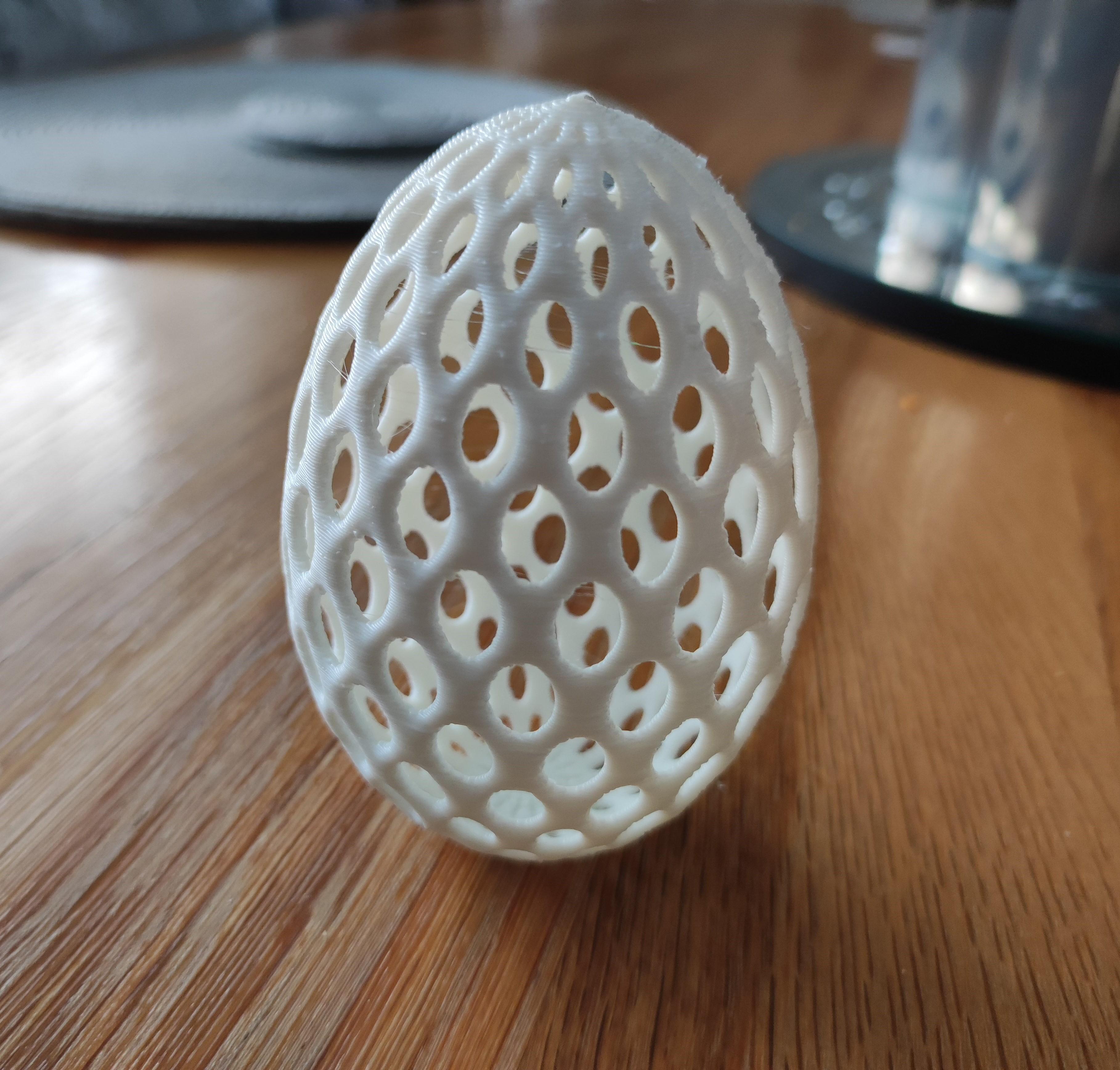 stylish egg ornament 3d model
