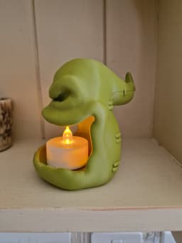 Oogie Boogie Candy Bowl and Tealight Holder - UPDATED V2 3d model