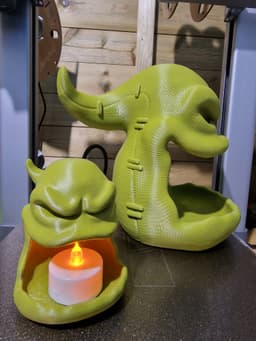Oogie Boogie Candy Bowl and Tealight Holder - UPDATED V2 3d model