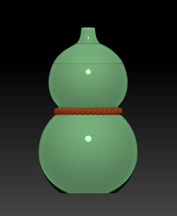 Gourd Mug 3d model