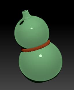 Gourd Mug 3d model