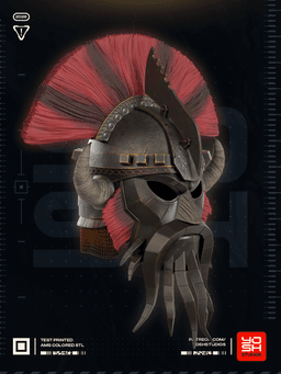 Fallout Legate Lanius Helmet 3D Printer STL file 3d model