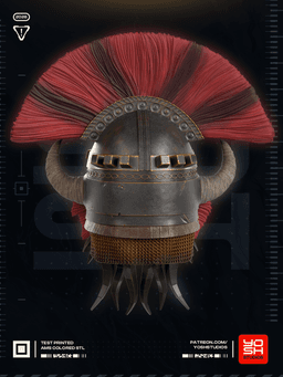 Fallout Legate Lanius Helmet 3D Printer STL file 3d model