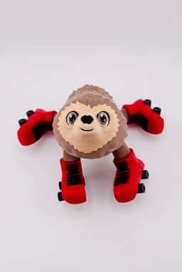 Sloth Roller Skate Flexi 3d model