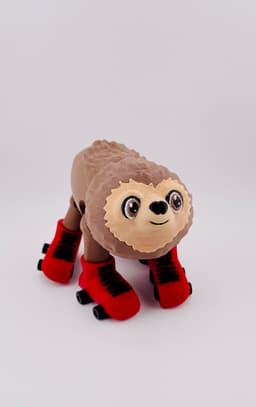 Sloth Roller Skate Flexi 3d model