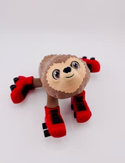 Sloth Roller Skate Flexi 3d model