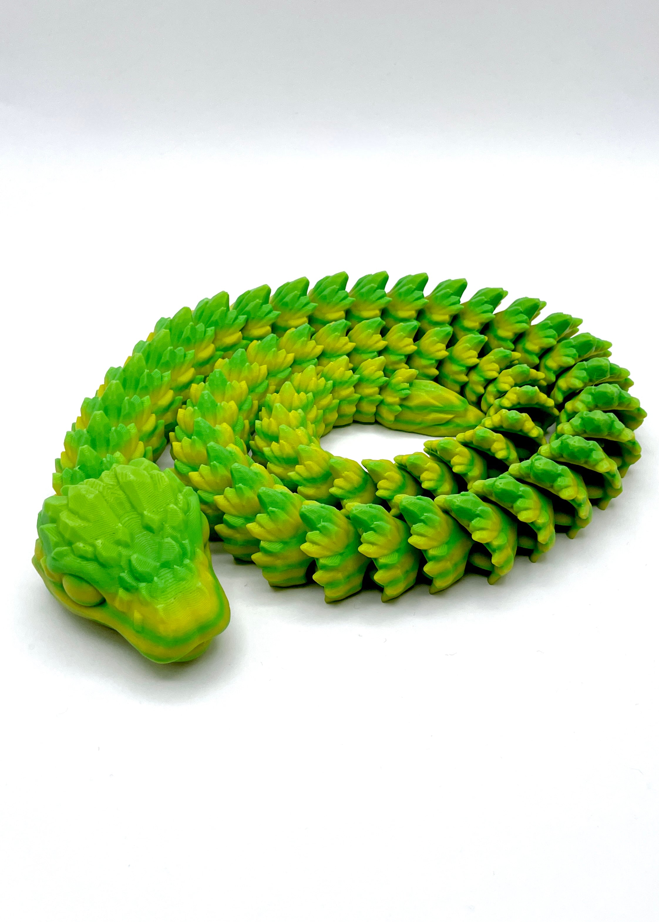 Absolutely stunning in Overture "Avocado" Gradient! A fun snake a lucky kid will get at the MidWest RepRap Festival next weekend!