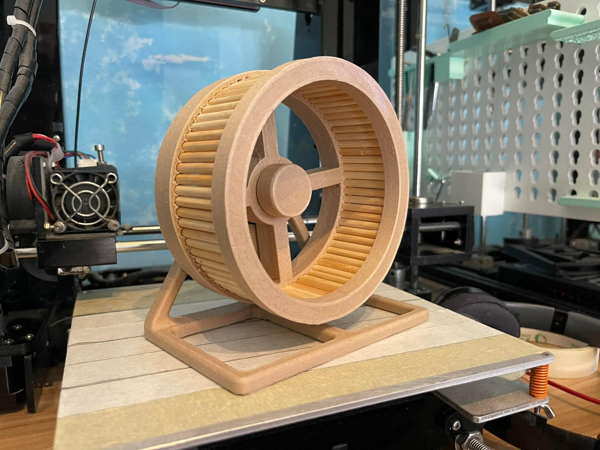 Hamster Wooden Wheel 3d model