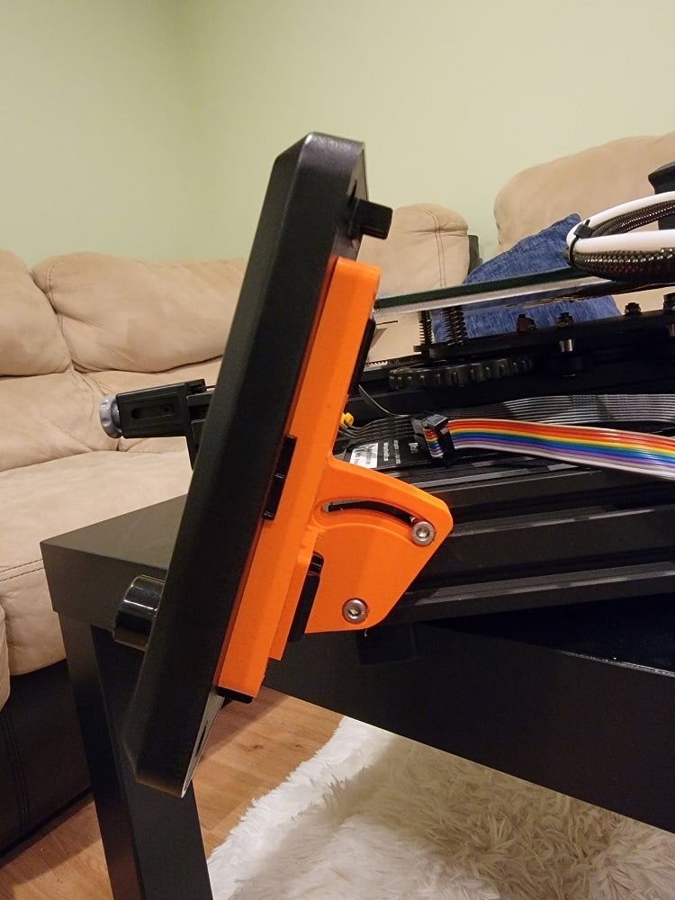 Voxelab Aquila Adjustable Vertical LCD Mount 3d model