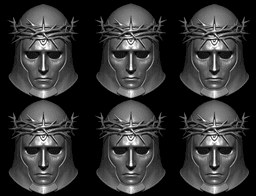 BLASPHEMOUS I AND II PENITENT ONE HELMET life size - Main Character Fan Art STL 3d model